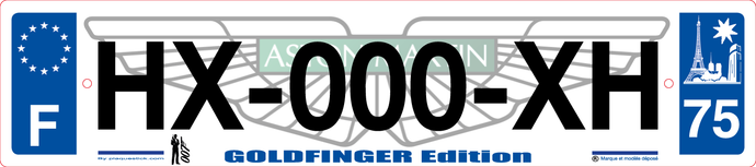 75 -Plaque immatriculation 