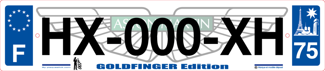 75 -Plaque immatriculation 