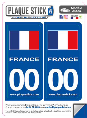 France PlaqueStick