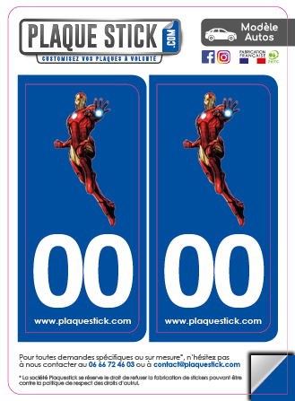 Iron Man PlaqueStick