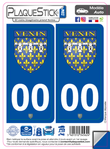 Vexin "Blason" PlaqueStick